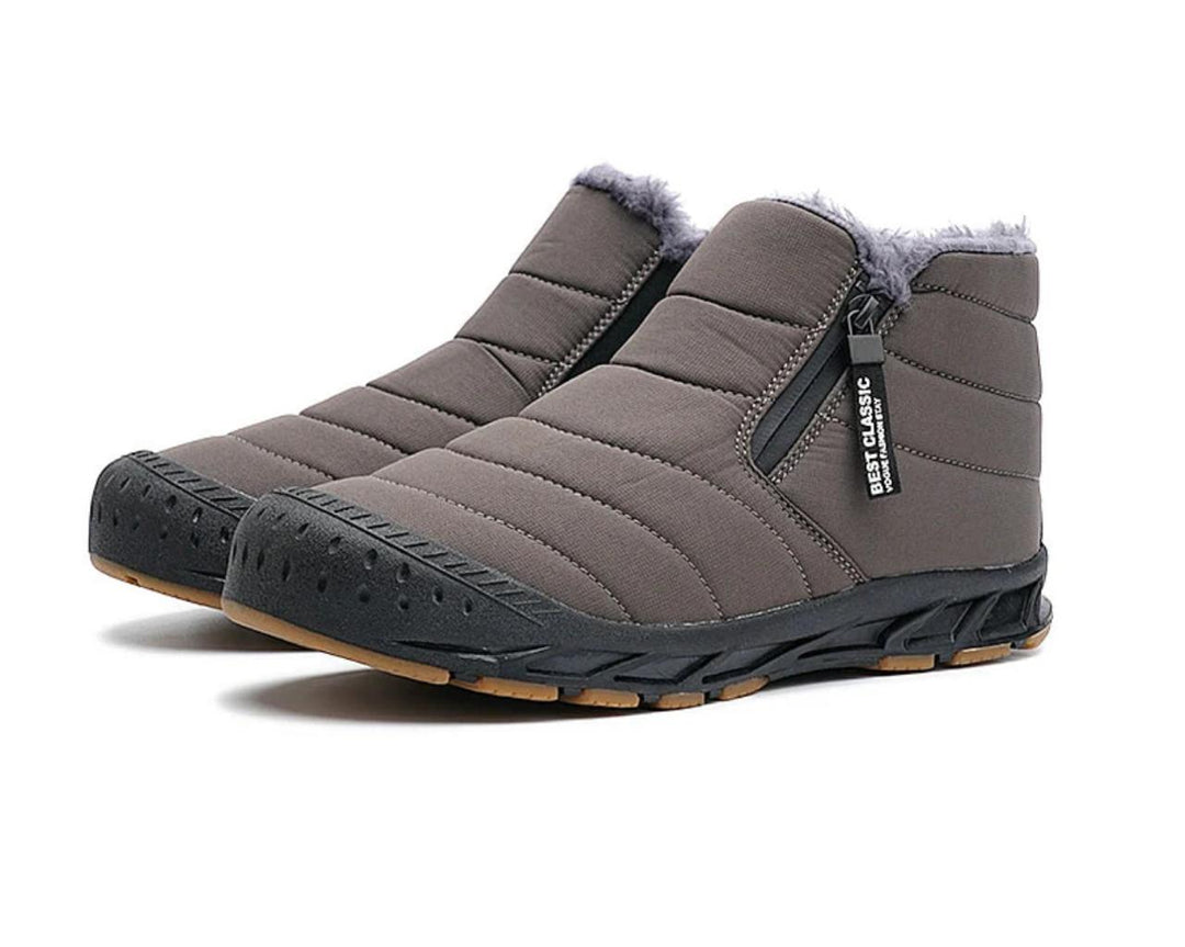 EB | Damen Warme Winter Kunstfell, Gefüttert mit Wasserdichten Outdoor Schnee Stiefeln