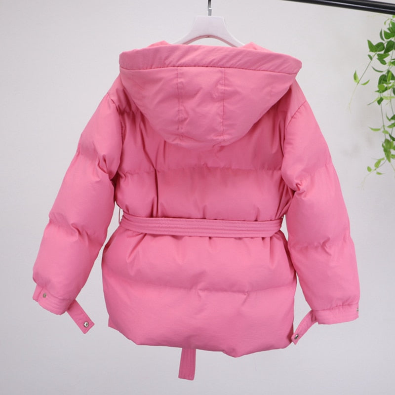 EB | Damen-Steppjacke mit Gürtel "Street Chic"