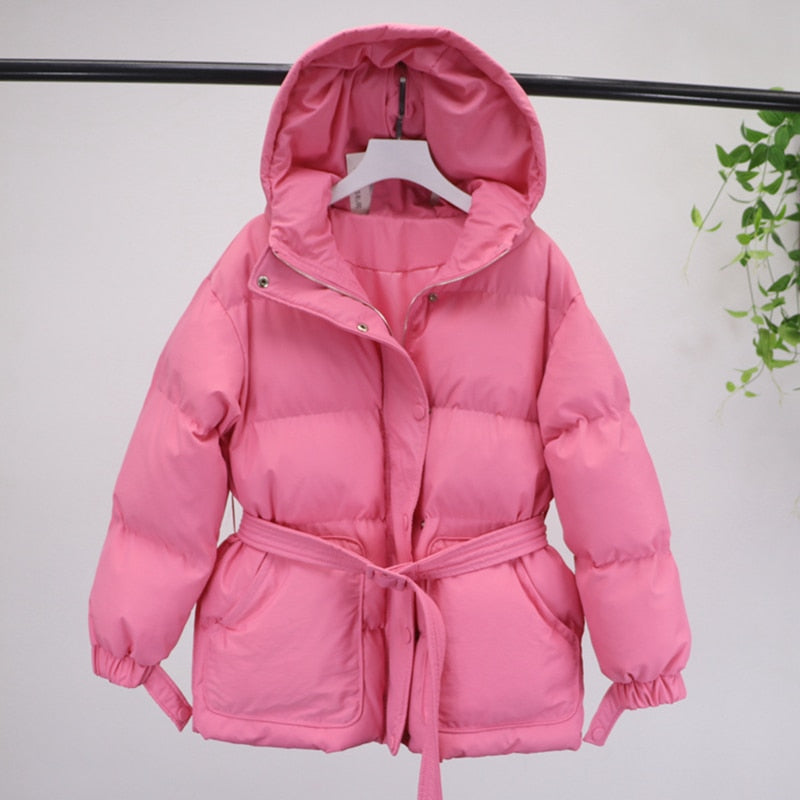 EB | Damen-Steppjacke mit Gürtel "Street Chic"