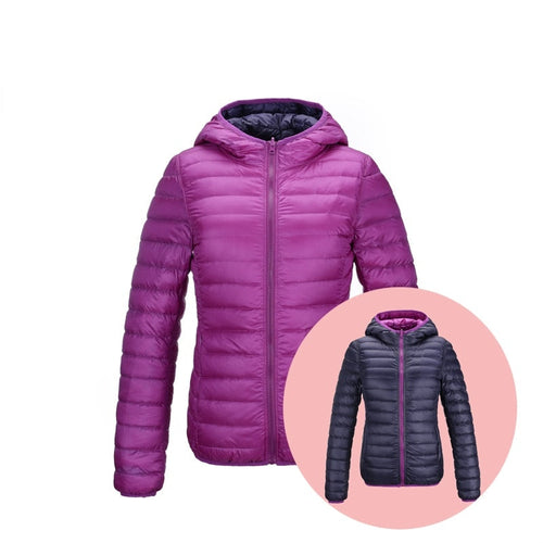 EB | Stylische Wendbare Damen Daunenjacke