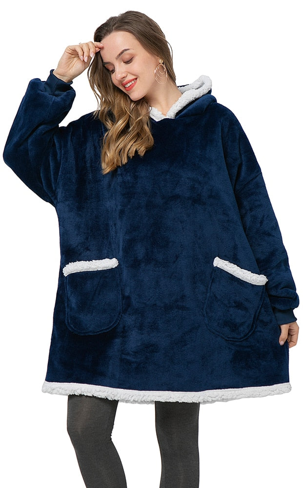 EB | Übergröße Damen Kapuzenpullover mit Kapuze