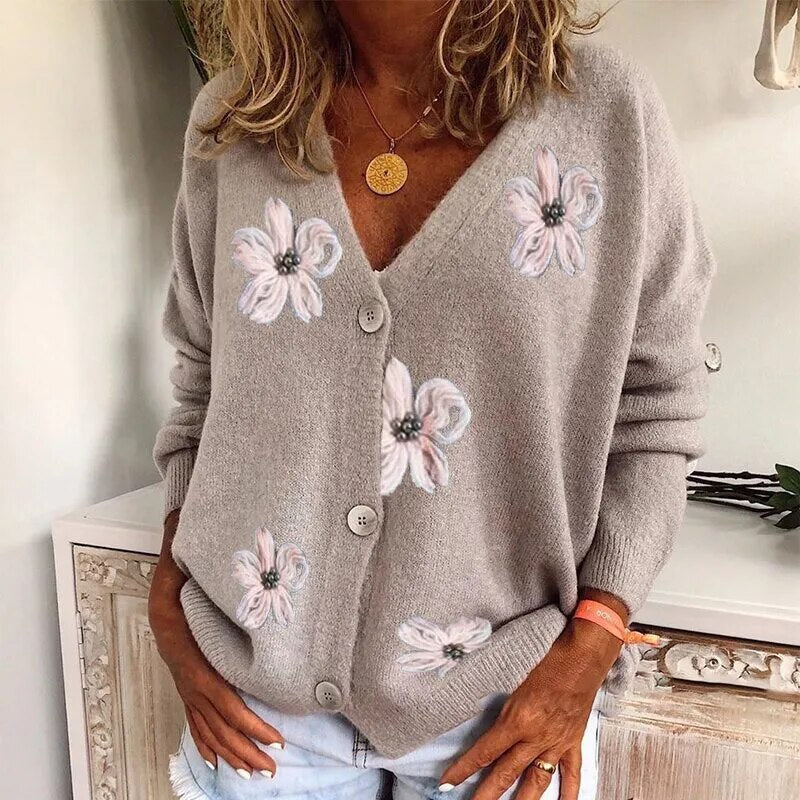EB | Moderne und Vielseitige Winter Strickjacke