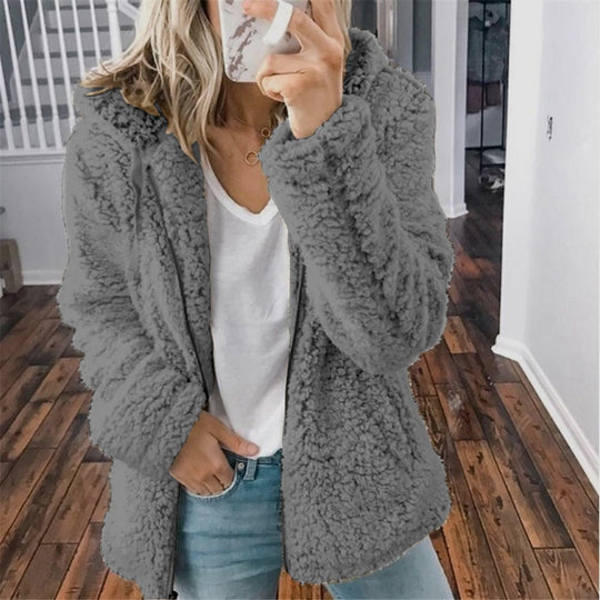 EB | Teddy-Hoodie Super Weich und Wunderbar Warm