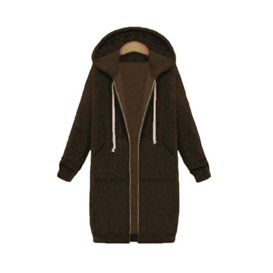 EB | Chic lange Sweatshirtjacke