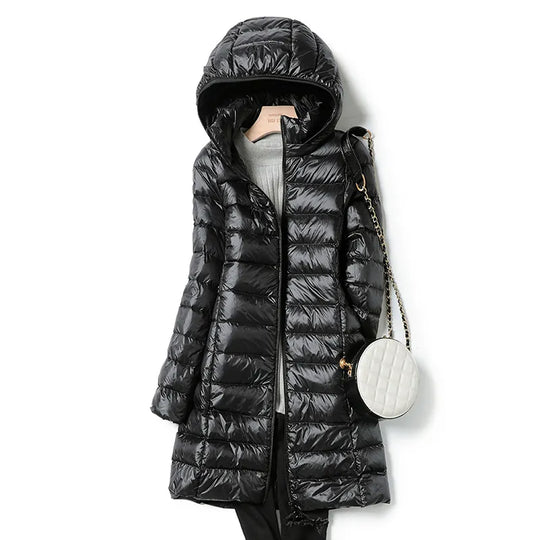 EB | Ultraleichte Lange Daunenjacke für Damen