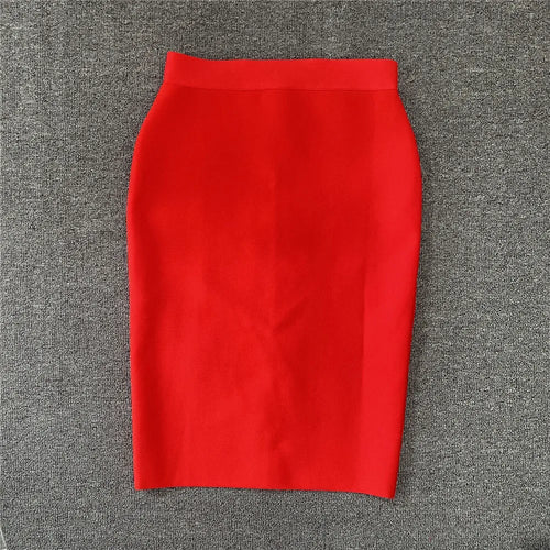 EB | Frauen Neue Rayon Bandage Rock Elegante Bleistiftrock Berühmte Sexy Club Party Kleidung Vintage Vestios