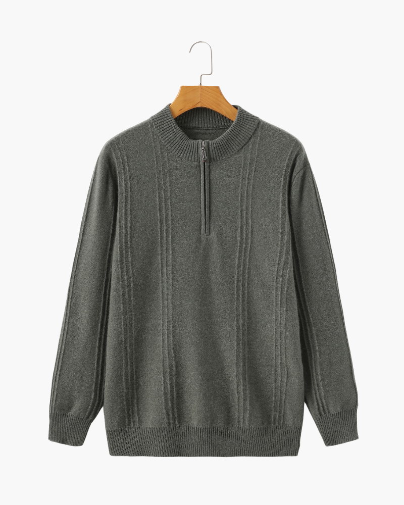 EB | Reißverschluss Pullover Aus Wolle