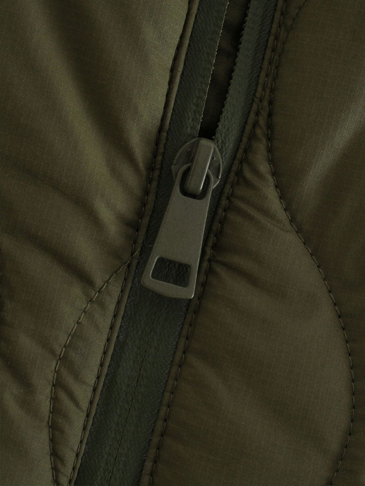EB | Damen Wattierte Winterjacke mit Kurzen Ärmeln und Hohem Kragen