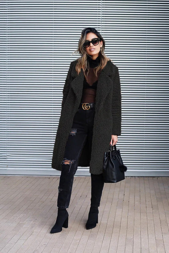 EB | Lange Fleecejacke Winter