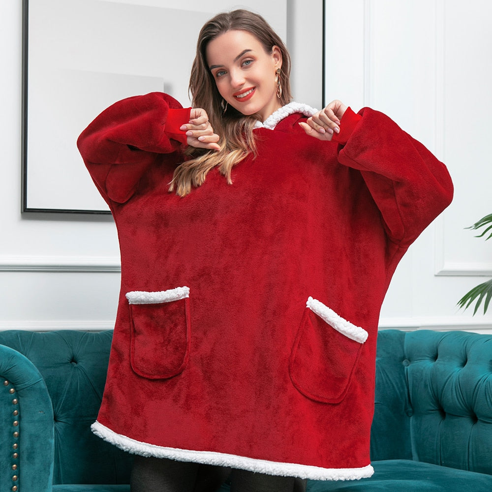 EB | Übergröße Damen Kapuzenpullover mit Kapuze