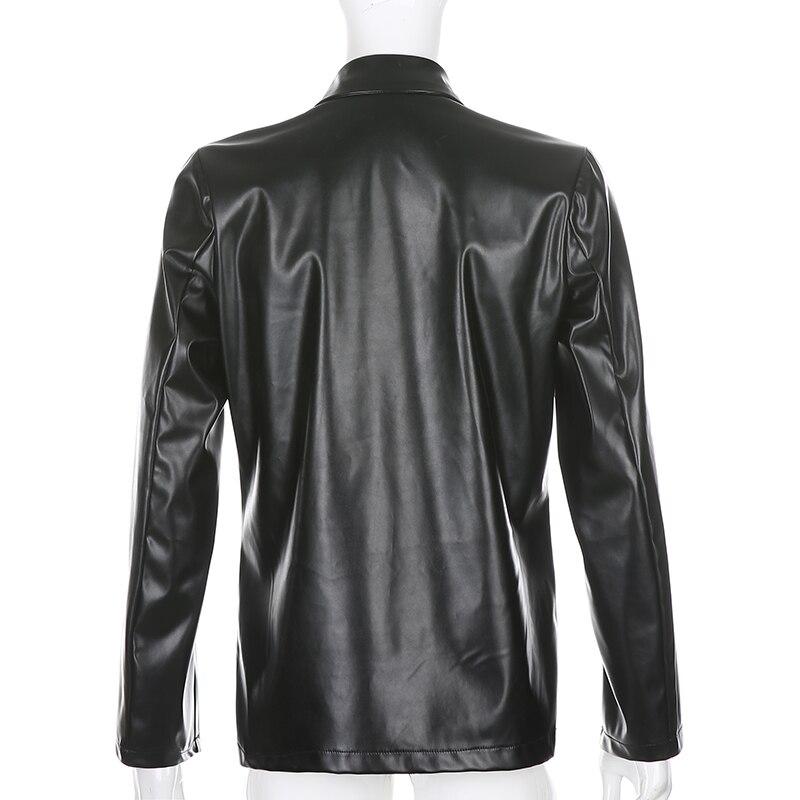 EB | MODACHIC Freizeitblazer aus PU-Leder