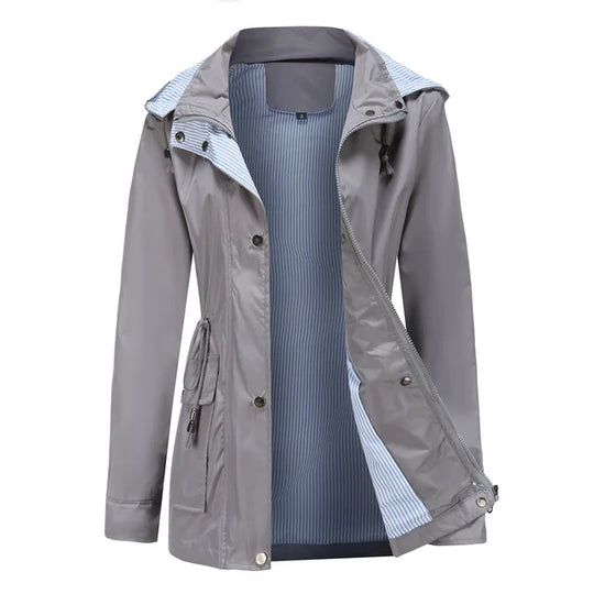 EBMode | Vielseitige Windbreaker-Jacke Mit Kapuze