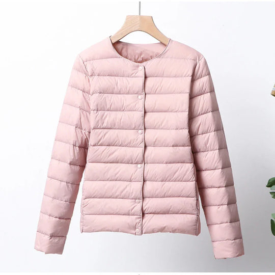 EB | Faltbare Pufferjacke mit Druckknopfverschluss