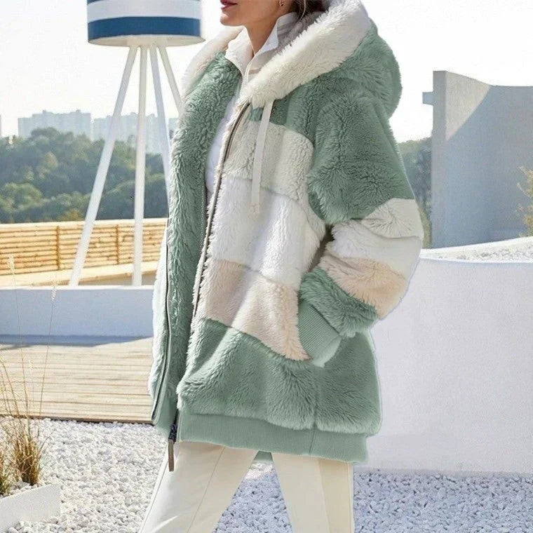 EB | Warmer und Eleganter Pelzmantel für Damen
