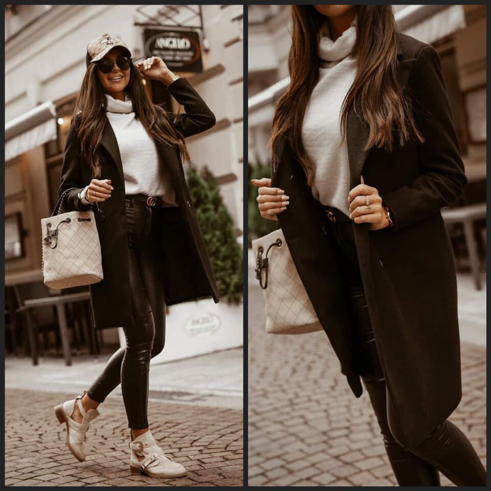 EB | Lange Brownjacket für Frauen