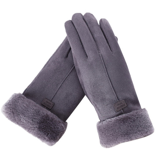 EB - Schicke und Stilvolle Winter Furry Handschuhe für Frauen