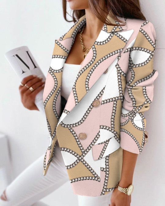 EB | Blazer mit Schlangenprint für Damen