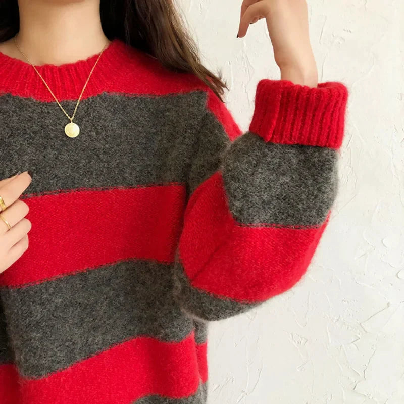 EB | Französischer Winterpullover In Zwei Farben