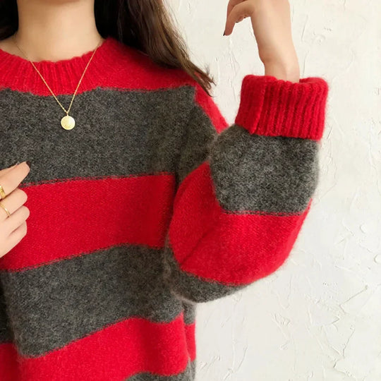 EB | Französischer Winterpullover In Zwei Farben