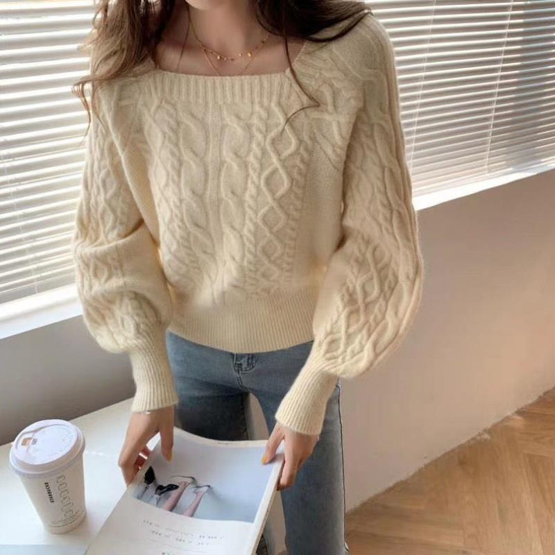 EB | Quadratkragen Pullover