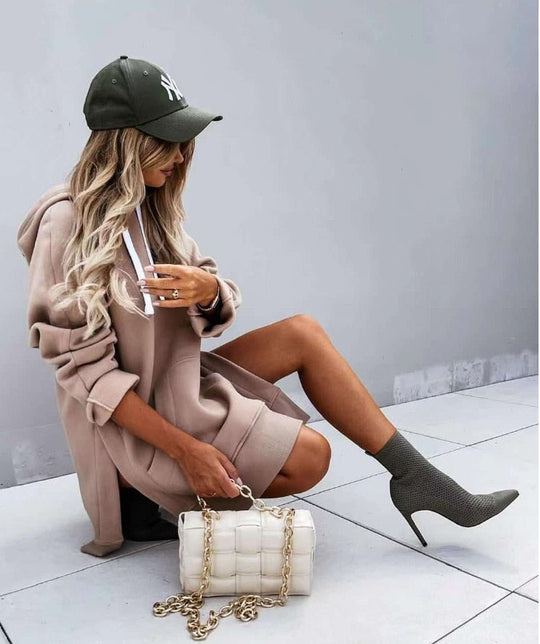 EB | Qualität Kapuzen Langarm Pullover Jacke - Herbst/Winter