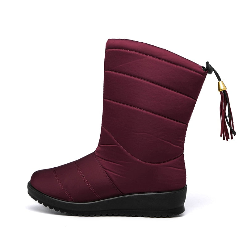 Super warme weiche Damen Winterstiefel EB