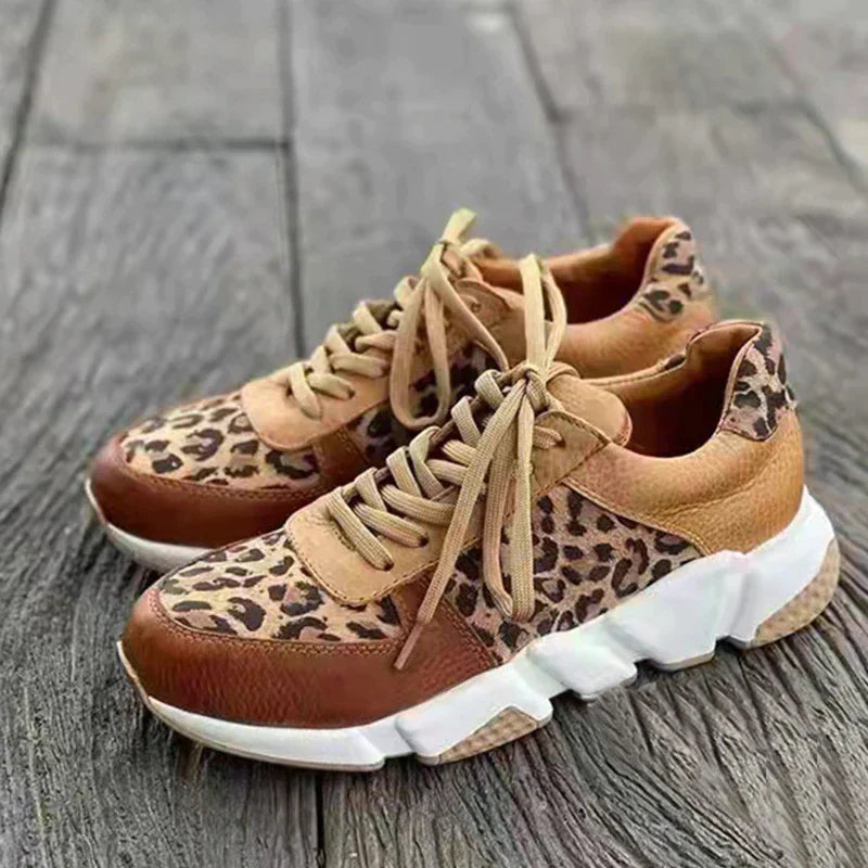 Sneaker Mit Leopardenmuster & ChunkySohle EB