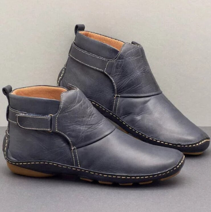 Imitatleder Damen Stiefeletten EB