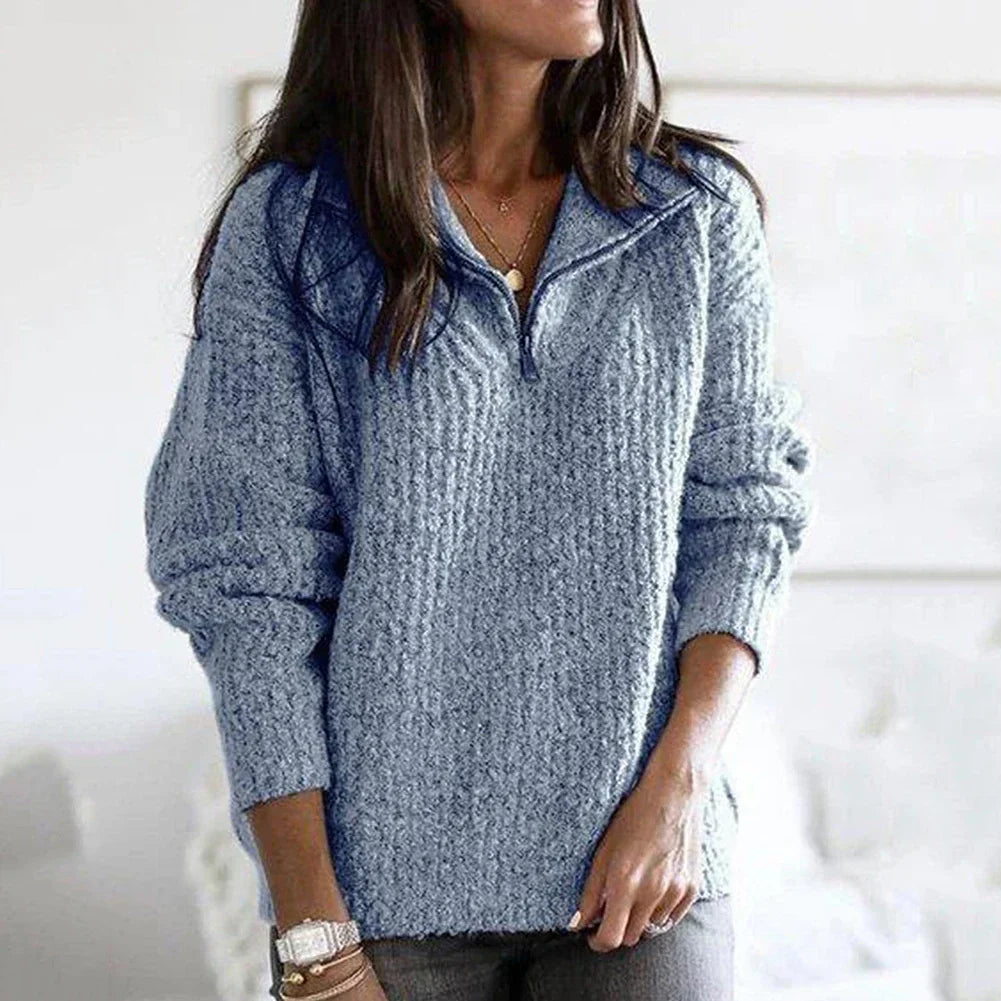 EB | Reißverschluss-Pullover für Damen