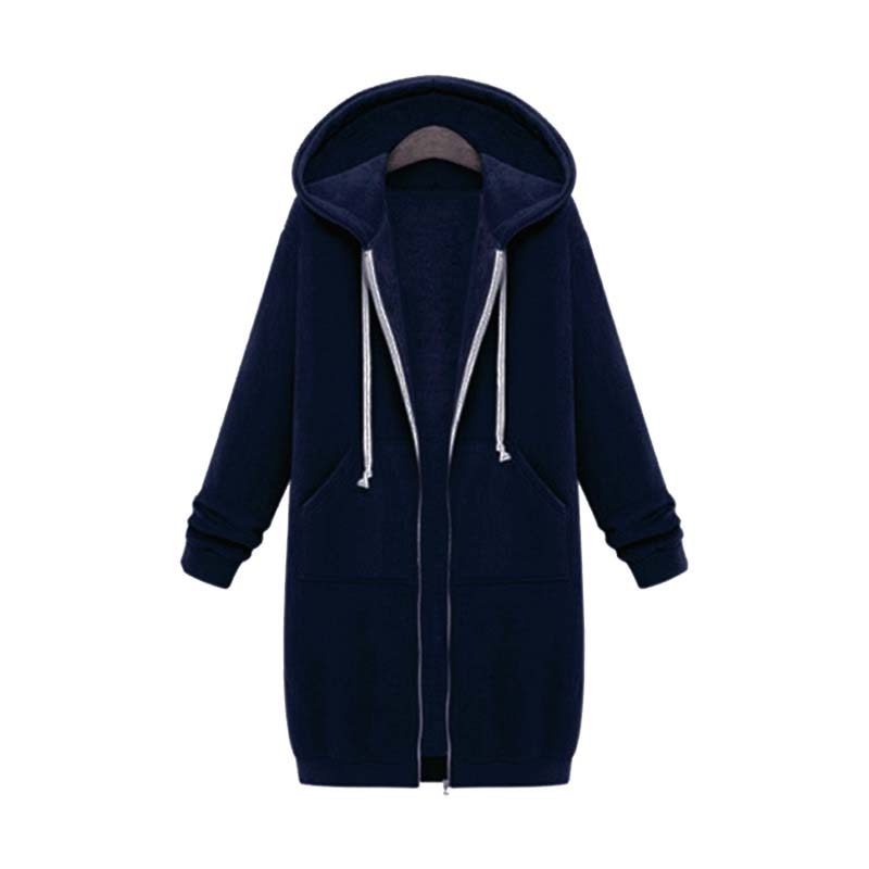 EB | Schicke lange Sweatshirtjacke