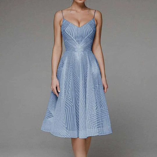EB | Elegantes Kleid Mit Offenem Rücken