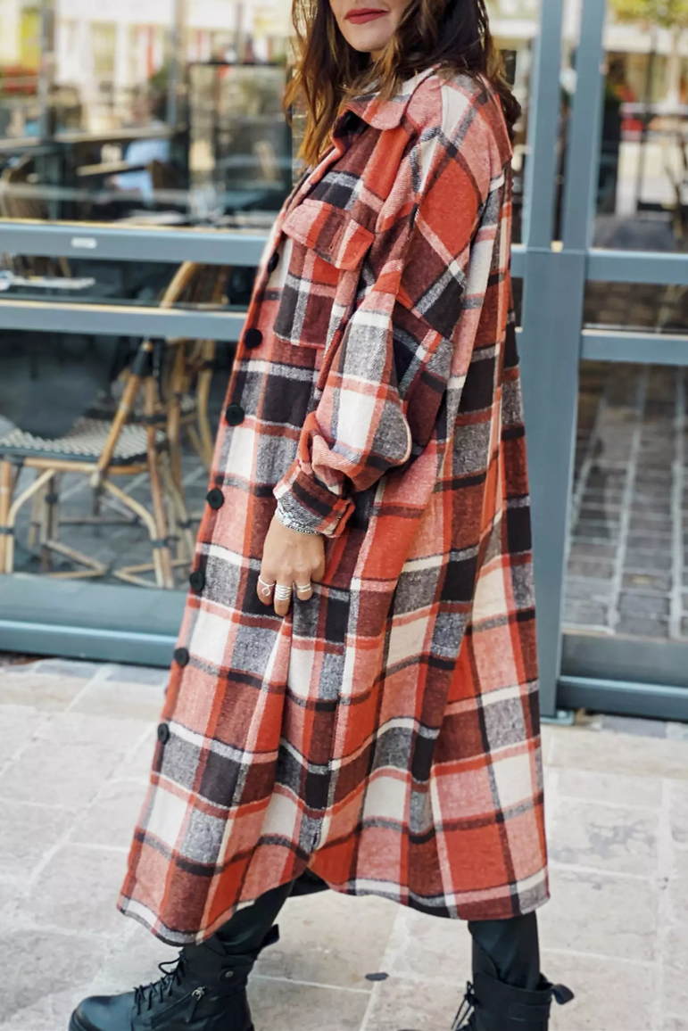 EB | Flanell Karotrenchcoat