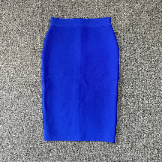 EB | Frauen Neue Rayon Bandage Rock Elegante Bleistiftrock Berühmte Sexy Club Party Kleidung Vintage Vestios