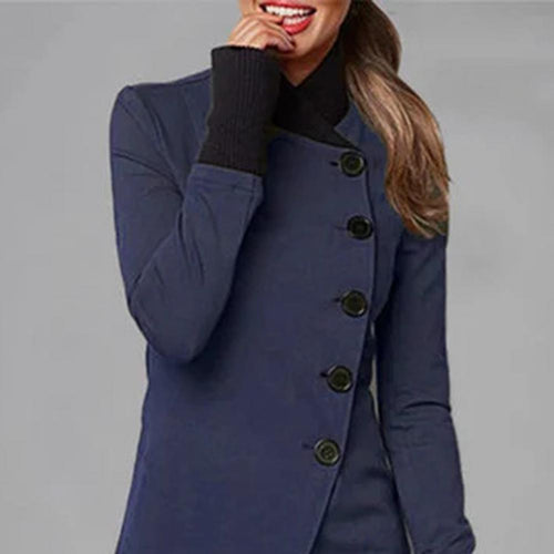 EB | Stilvolle Taillierte Jacke mit Hohem Kragen
