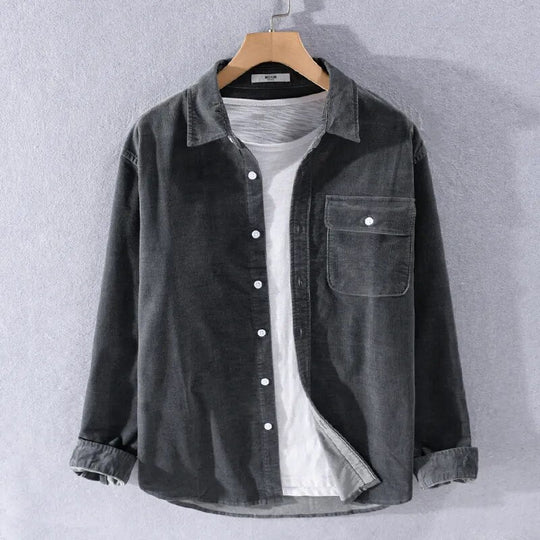 EB | Langarm Overshirt Aus Weichem Denim