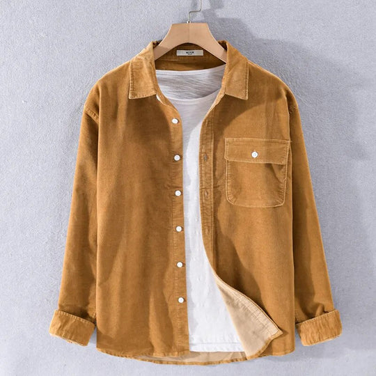 EB | Langarm Overshirt Aus Weichem Denim