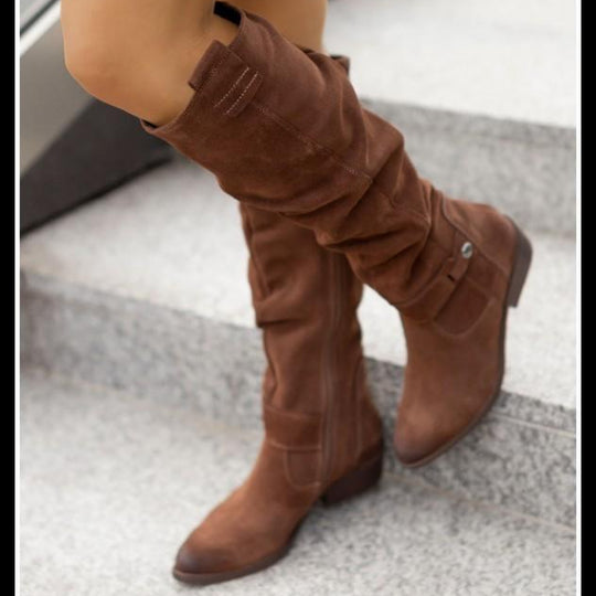 EB | Warme Wildlederstiefel - Gemütliche Winterschuhe