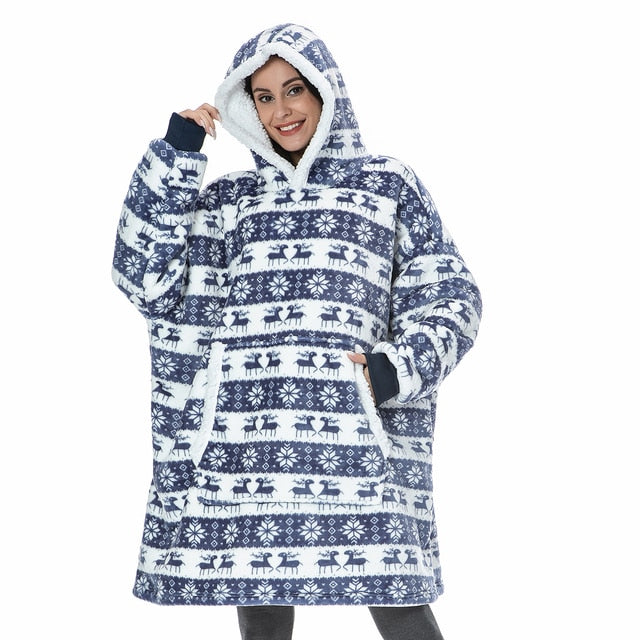 EB | Übergröße Damen Kapuzenpullover mit Kapuze