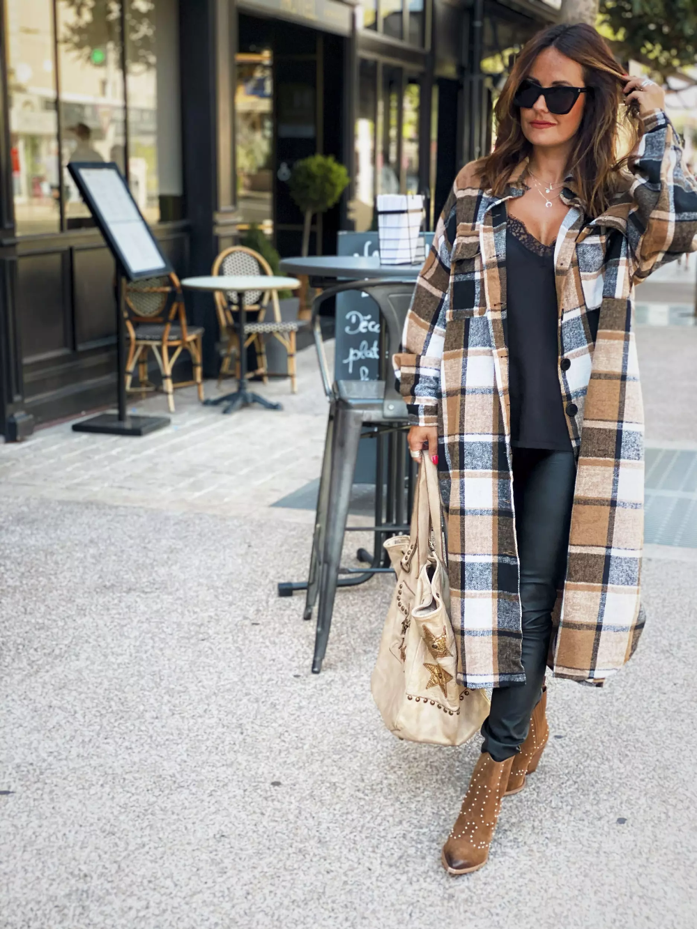 EB | Flanell Karotrenchcoat