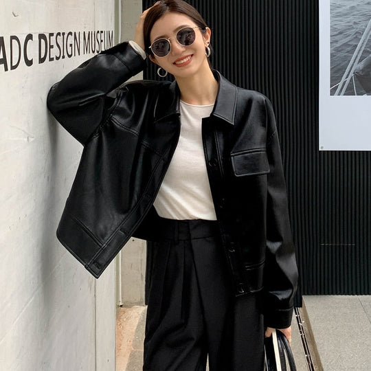 EB | Lederjacke mit Edlem Schnitt