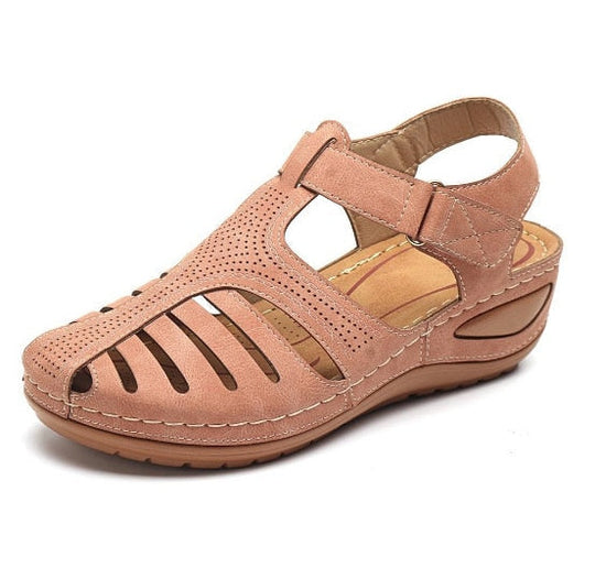 Leder Retro Orthopädische Sandalen EB