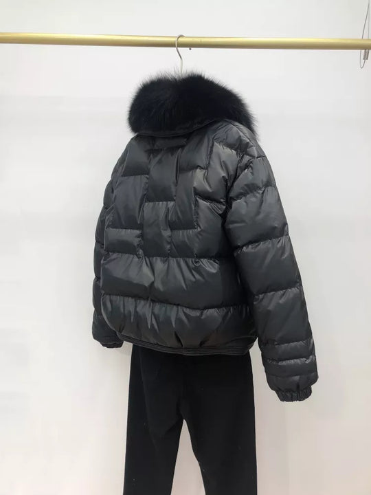 EB | Lockere Pufferjacke - Warm & Vintage
