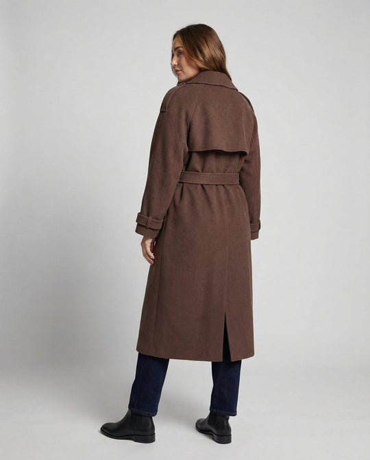 Bequemer Oversized Wollmantel Damen | EB