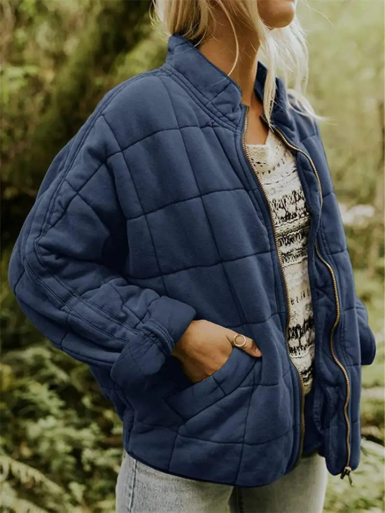EB | Damen Übergangsjacke Bequeme Warme Jacke für Den Frühling