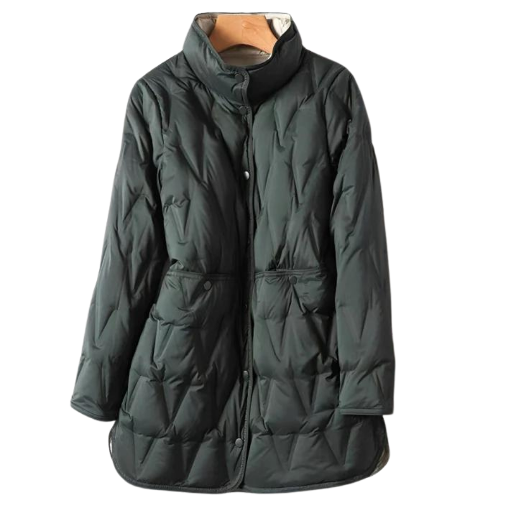 EB | Pufferjacke Wendbare Stehkragen Pufferjacke
