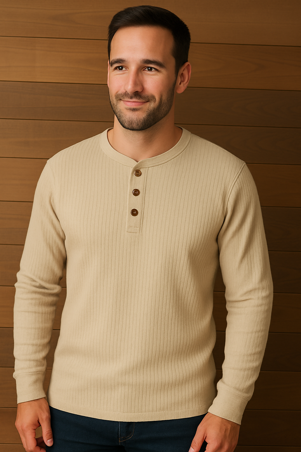 EB | Shirt Waffelstruktur Herren T-Shirt