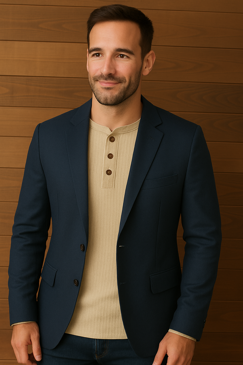 EB | Shirt Waffelstruktur Herren T-Shirt