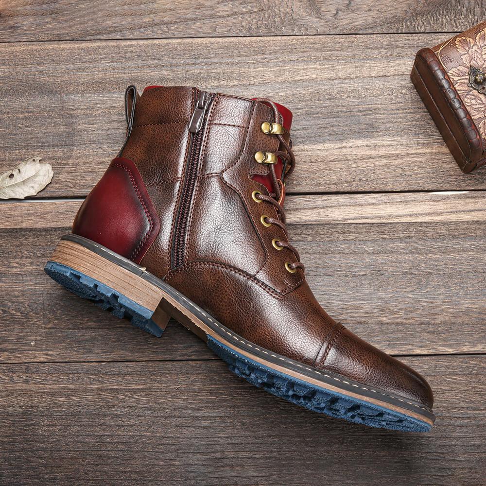 EB – Oxford Boots Premium hohe Stiefel für Herren