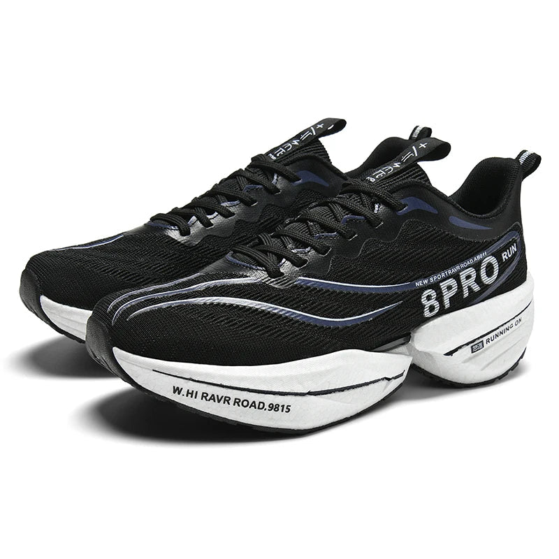 Unisex-Laufschuhe Atmungsaktives Mesh-Kohleplatte für Langstreckenlauf EB