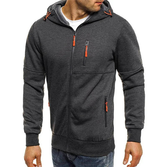 EB | Hoodie mit durchgehendem Reißverschluss - Bequemer Hoodie